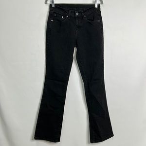 Levi’s flared 9” rise black jeans